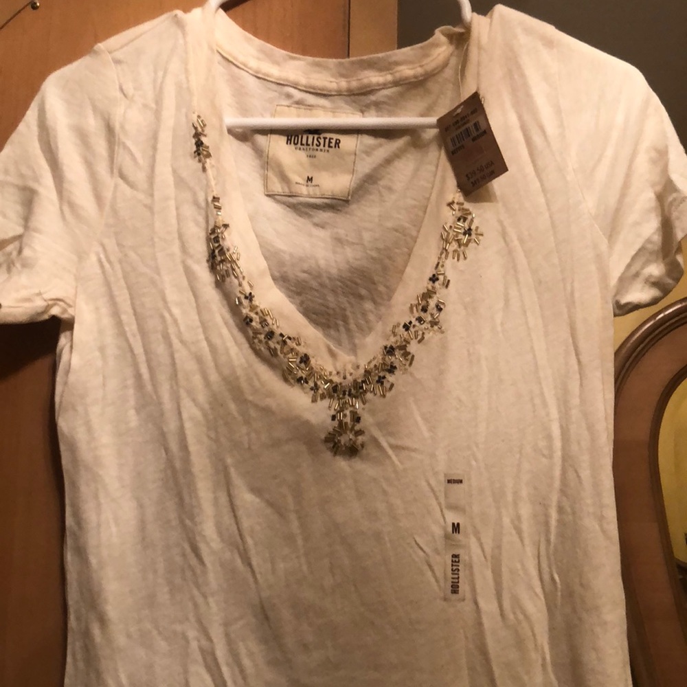 Beaded Hollister t-shirt